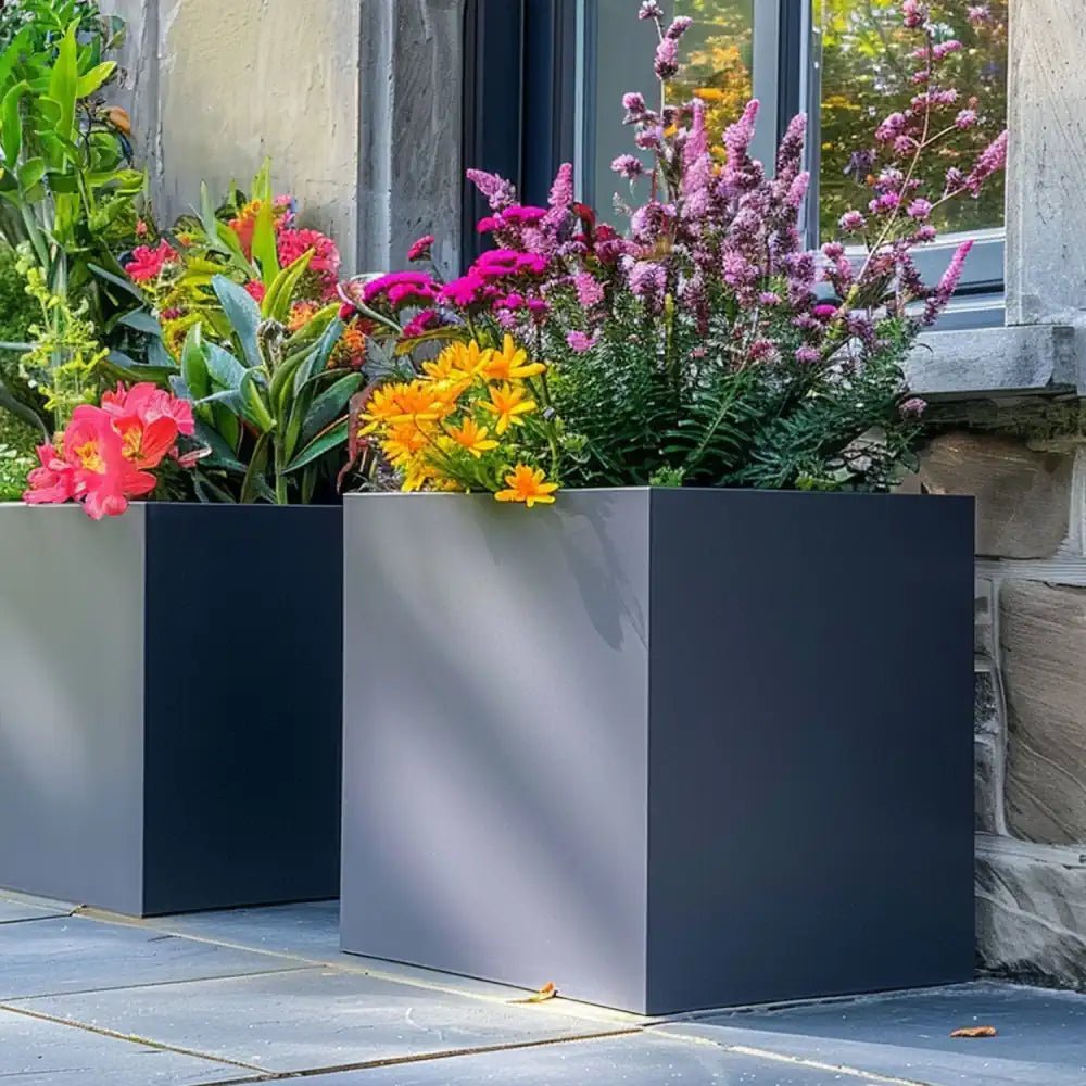 Zinc Galvanised Planters